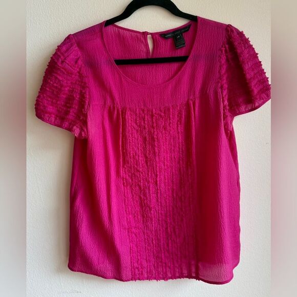 Marc By Marc Jacobs Fuchsia Blouse, size 10 - Picture 2 of 7
